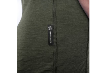 SENSOR MERINO AIR dámské triko kr.rukáv olive green velikost