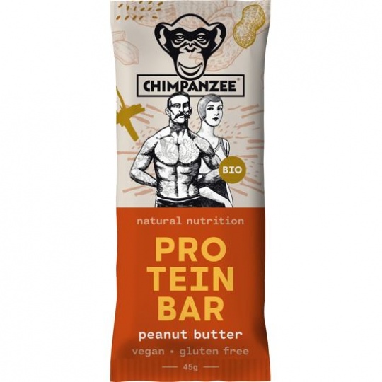 CHIMPANZEE  BIO PROTEIN BAR Peanut Butter 45g, CZ-BIO-002