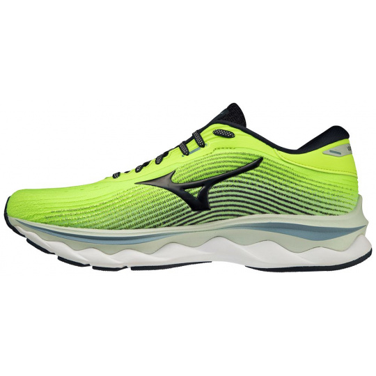 MIZUNO WAVE SKY 5 / Neo Lime/Total Eclipse/Oyster Mushroom /