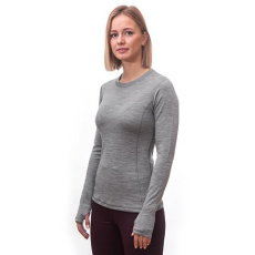 SENSOR MERINO BOLD dámské triko dl.rukáv cool gray Velikost: