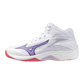 MIZUNO THUNDER BLADE Z MID(W) / White/VioletIndigo/CamelliaRos /