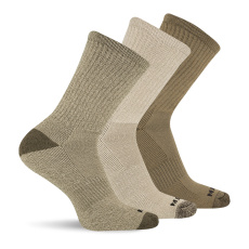 merrell ponožky MEA33507C3B2 OLAST WOOL EVERYDAY CREW (3 packs) olive assorted