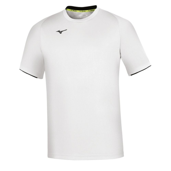 MIZUNO Core Short Sleeve Tee/White/Navy