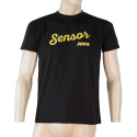 SENSOR COOLMAX FRESH PT LOGO pánské triko kr.rukáv černá Velikost: