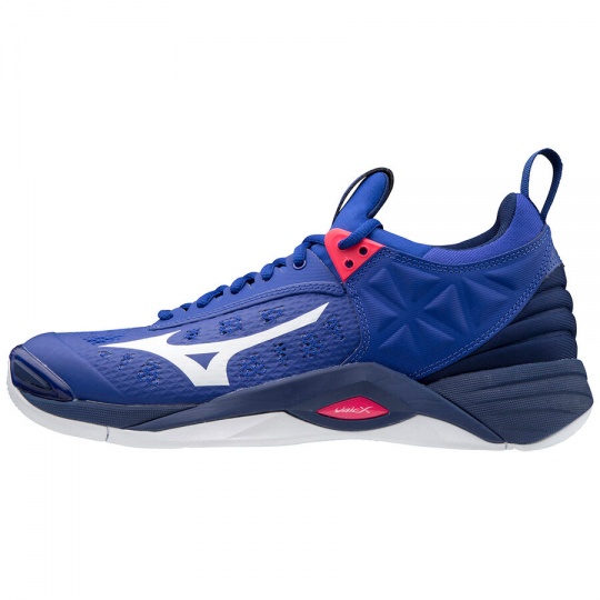 MIZUNO WAVE MOMENTUM / ReflexBlueC/Wht/DivaPink / 3