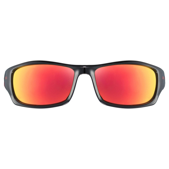 UVEX BRÝLE SPORTSTYLE 211 BLACK RED/MIRROR RED (S5306132213)