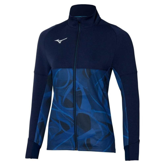 MIZUNO Paris Athlete Hybrid Warm up Jacket / Navy Blue