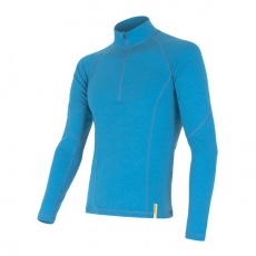 SENSOR MERINO DF pánské triko dl.rukáv zip modrá Velikost: SENSOR MERINO DF pánské triko dl.rukáv zip modrá Velikost: