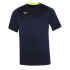 MIZUNO Core Short Sleeve Tee/Navy/Yellow Fluo