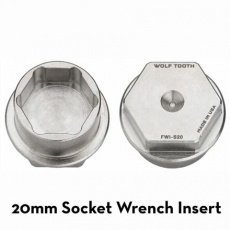 WOLF TOOTH nářadí FLAT WRENCH INSERT 20 mm socket WOLF TOOTH nářadí FLAT WRENCH INSERT 20 mm socket