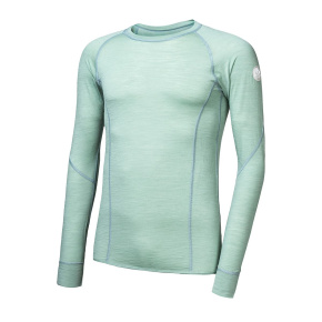 SENSOR MERINO AIR pánské triko dl.rukáv basil green velikost S