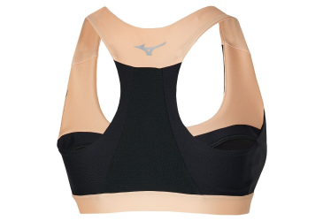 MIZUNO High Support Bra / Black / Apricot Ice /