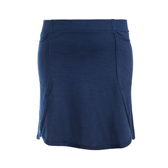 SENSOR MERINO ACTIVE dámská sukně deep blue velikost