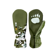 Dětské softshellové rukavice Wamu Maskáč Dětské softshellové rukavice Wamu Maskáč