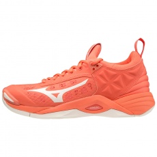 MIZUNO WAVE MOMENTUM / LivingCoral/SnowWhite / 3 MIZUNO WAVE MOMENTUM / LivingCoral/SnowWhite / 3