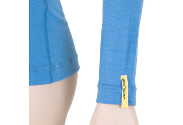 SENSOR MERINO ACTIVE dámské triko dl.rukáv modrá velikost