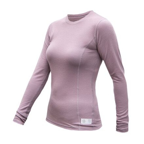 SENSOR MERINO DF dámské triko dl.rukáv mystic violet  velikost S