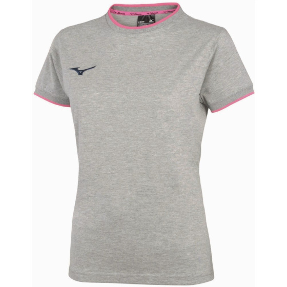 MIZUNO Mizuno Tee/Heather Grey/PinkFuo