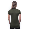 SENSOR MERINO AIR dámské triko kr.rukáv olive green velikost