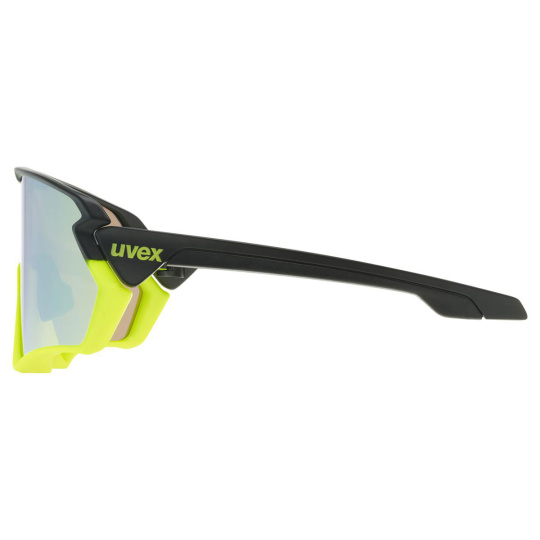 UVEX BRÝLE SPORTSTYLE 231 BLACK LIME MAT / MIRROR YELLOW (S5320652616)