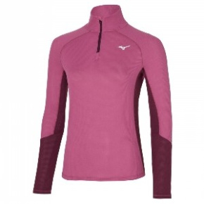 MIZUNO DRYAEROFLOW LS tee / Magenta Haze