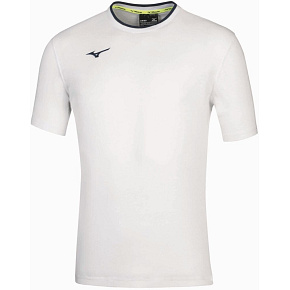 MIZUNO Men Mizuno Tee/White/Navy MIZUNO Men Mizuno Tee/White/Navy
