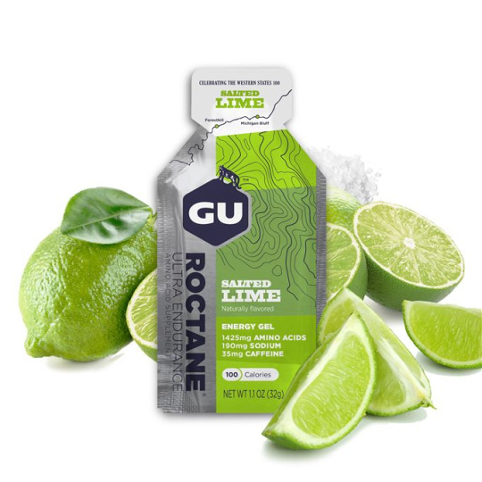 GU Roctane Energy Gel 32 g Salted Lime 1 SÁČEK (balení 24ks) Expirace 08/24