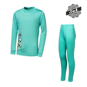 SENSOR COOLMAX THERMO dětský SET sea green velikost