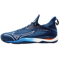 MIZUNO WAVE MIRAGE 4 / Dark Denim / White  / Scarlet Ibis  /