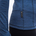 SENSOR MERINO BOLD dámské triko dl.rukáv cool blue velikost