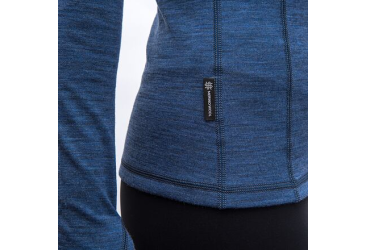 SENSOR MERINO BOLD dámské triko dl.rukáv cool blue velikost