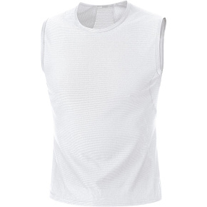 GORE M Base Layer Sleeveless Shirt-white GORE M Base Layer Sleeveless Shirt-white