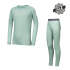 SENSOR MERINO AIR SET dětský triko dl.rukáv + spodky basil green velikost 90