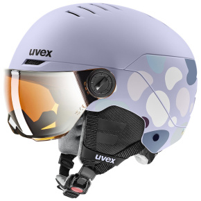 UVEX HELMA ROCKET JR VISOR COOL LAVENDER ABSTRACT MATT (S5662630000)