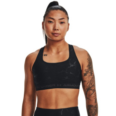 Dámská kompresní podprsenka Under Armour Crossback Mid Emboss Dámská kompresní podprsenka Under Armour Crossback Mid Emboss