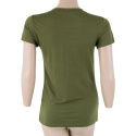 SENSOR MERINO ACTIVE PT SWALLOW dámské triko kr.rukáv safari green velikost