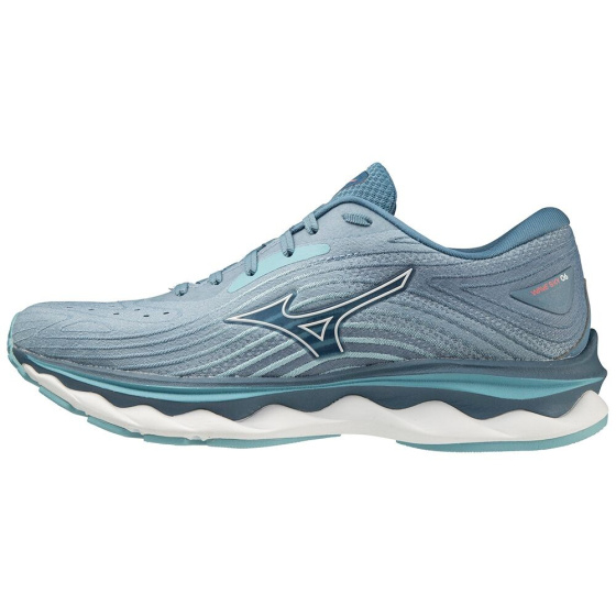 MIZUNO WAVE SKY 6 / Blue Shadow / White / Milky Blue