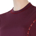 SENSOR MERINO AIR dámské triko kr.rukáv port red velikost