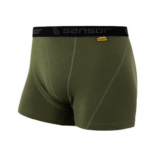 SENSOR MERINO DF pánské trenky safari green Velikost: