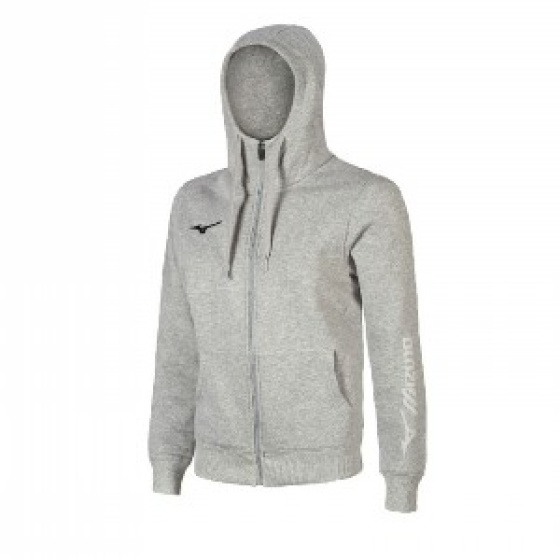MIZUNO Mizuno Sweat FZ Hoodie_Heather Grey