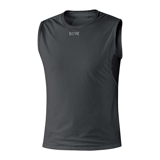 GORE M WINDSTOPPER® Base Layer Sleeveless Shirt Mens black