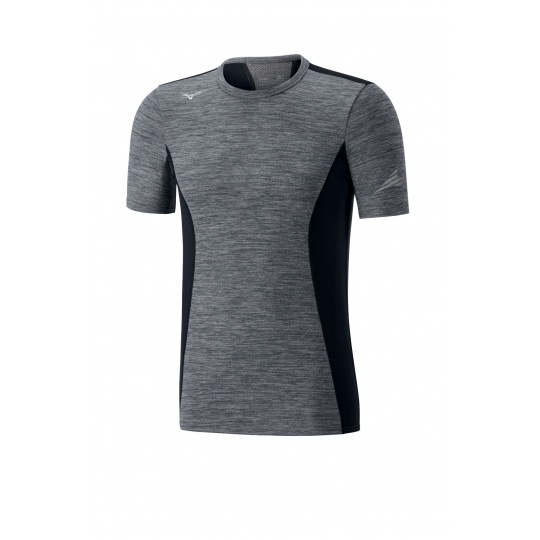 MIZUNO Virtual Body G2  Tee/HeatherGrey/Black