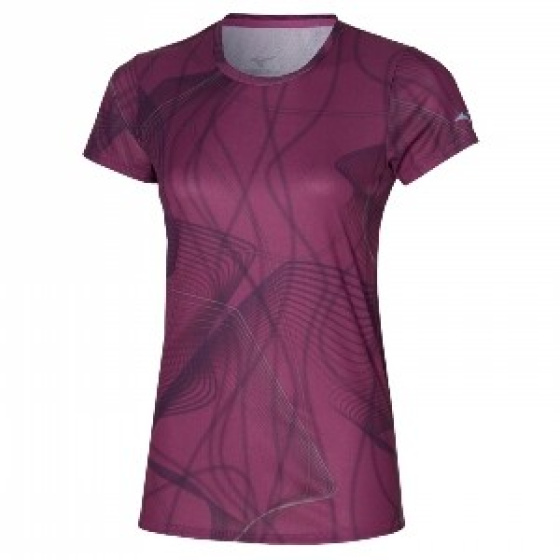 MIZUNO Graphic Tee / Magenta Haze
