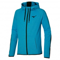 Mizuno Athletic Zip Hoody / Mykonos blue / Mizuno Athletic Zip Hoody / Mykonos blue /