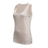 SENSOR MERINO LITE dámské triko bez rukávu mottled beige velikost L