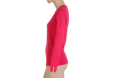 SENSOR MERINO ACTIVE dámské triko dl.rukáv magenta velikost