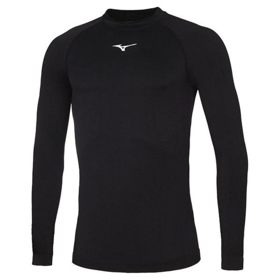 MIZUNO Core Long Sleeve Underwear_Black/White