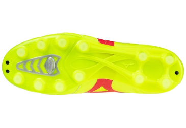 MIZUNO MORELIA II PRO MD / Safety Yellow/Fiery Coral 2/Galaxy Silver