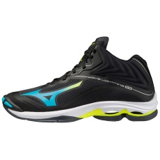 MIZUNO WAVE LIGHTNING Z6MID / Black/BlueAtoll/SYellow / MIZUNO WAVE LIGHTNING Z6MID / Black/BlueAtoll/SYellow /