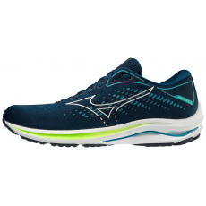 MIZUNO WAVE RIDER 25 / Gibraltar Sea/White/Green Gecko / MIZUNO WAVE RIDER 25 / Gibraltar Sea/White/Green Gecko /